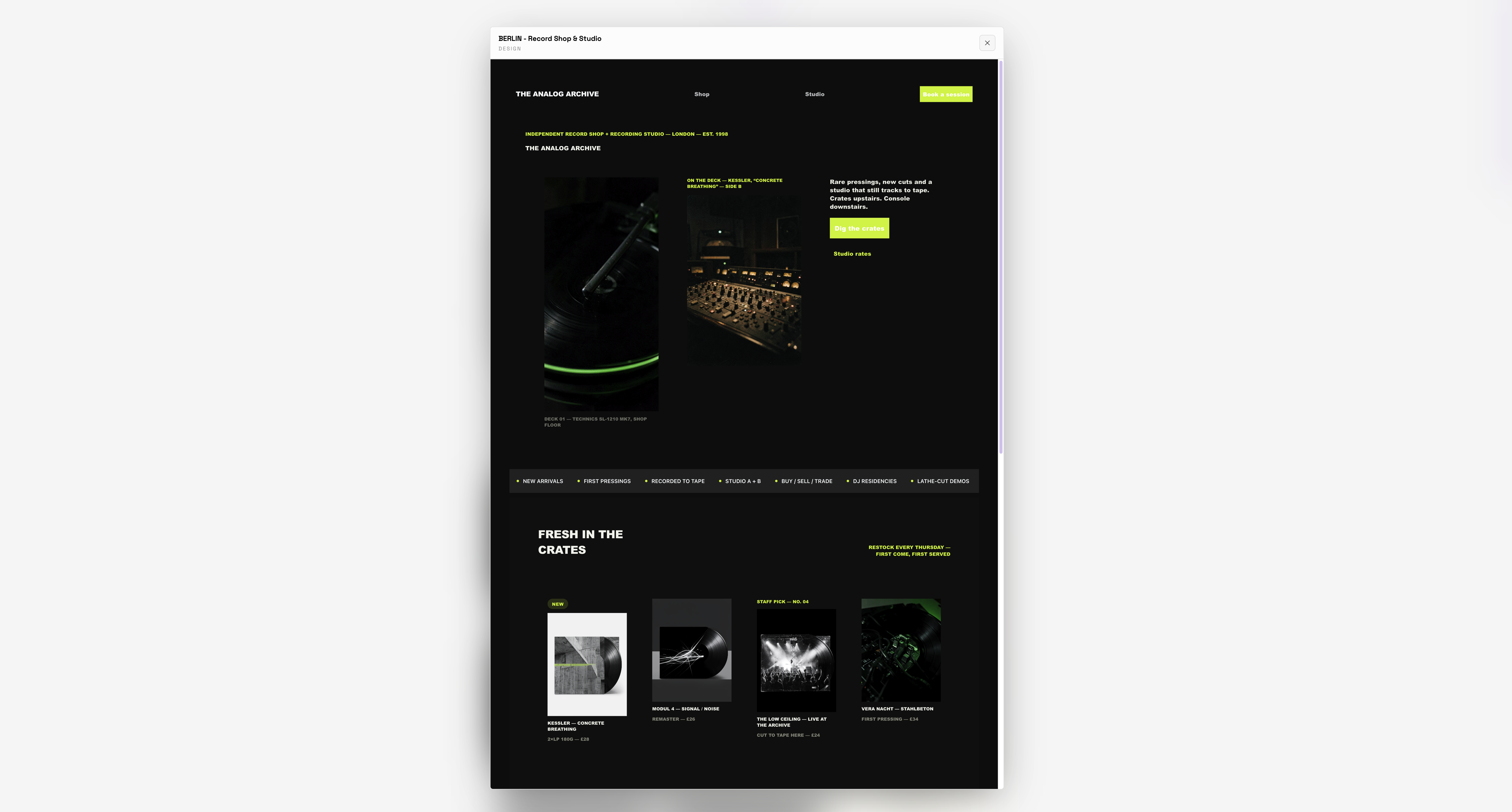 Marketplace lightbox preview